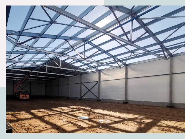 Строительство сенохранилищ в Новошахтинске