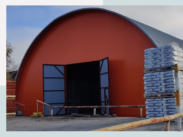 Полукруглые ангары по цене от 625 руб. в Новошахтинск