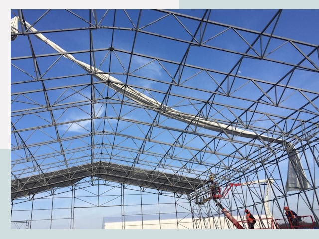 Шатровые ангары от 625 руб. в Новошахтинске и Ростовской области