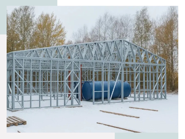 Металлические ангары в Новошахтинске