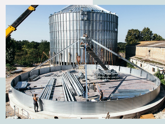 Силосы для зерна в Новошахтинск от 625 руб. - Надёжное хранение