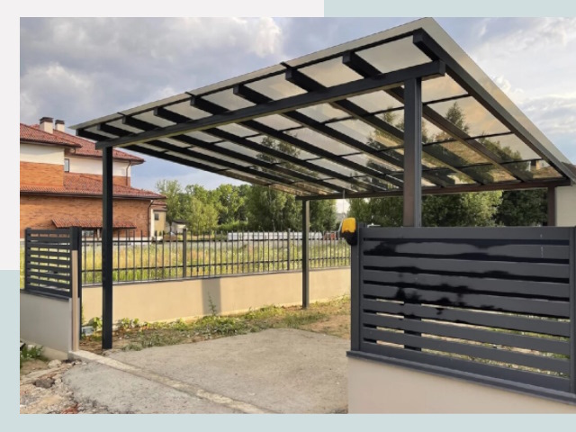 Металлические навесы в Новошахтинск от 625 руб. за м²