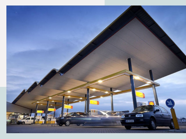 Навесы для АЗС в Новошахтинск от 625 руб. - Защита и комфорт
