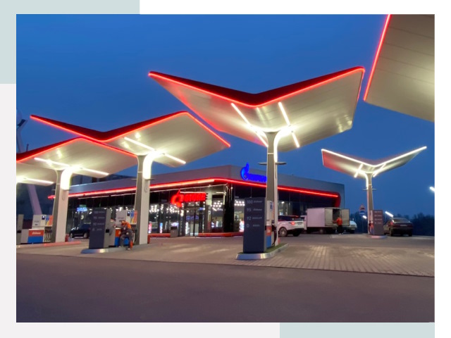 Навесы для АЗС в Новошахтинске