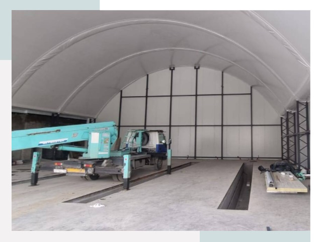 Внутреннее оснащение ангаров в Новошахтинске