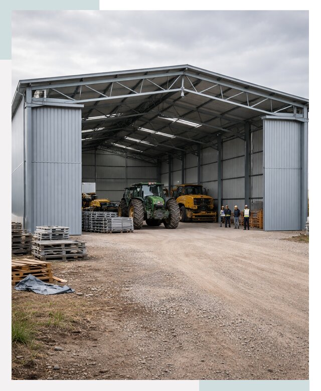 Ангары для сельхозтехники в Новошахтинске от 20832 р. | СтальСтрой-Нвш