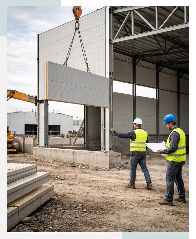 Склад из сэндвич панелей под ключ в Новошахтинске от 9895 р. | СтальСтрой-Нвш