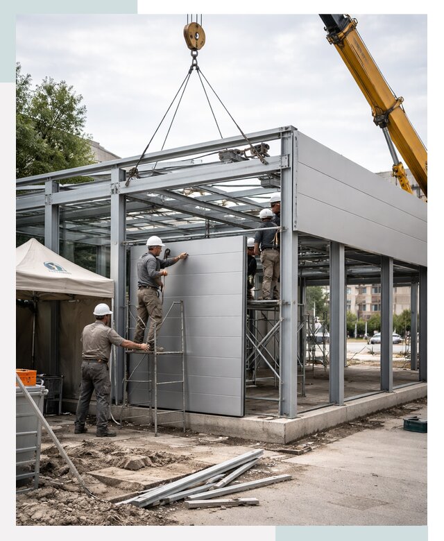 СтальСтрой-Нвш: торговый павильон под ключ в Новошахтинске от 36456 р.