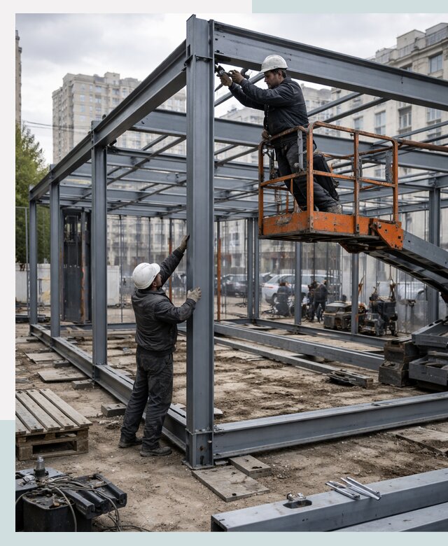 Строительство и монтаж торговых павильонов под ключ в Новошахтинске